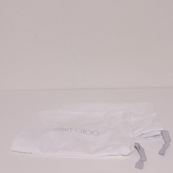 Jimmy Choo Hanover Chai Glitter crystal buckle Booties 36.5 - Picture 12 of 12